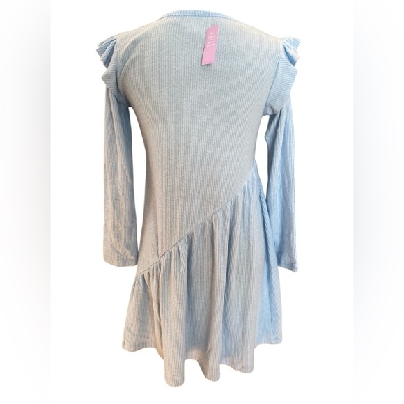 5 FOR $20 Girls Baby Blue Sweater Dress size XL 13/14 NWT - Picture 3 of 5